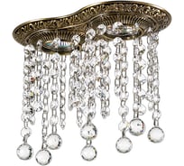 Встраиваемый светильник NOVOTECH хрусталь GX5.3/GU5.3 2*50W GRAPE 370018