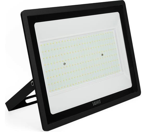 Светодиодный многоматричный прожектор SAFFIT SFL90-200 200W 6400K IP65, черный 55168