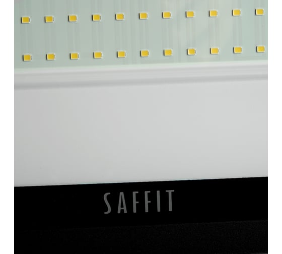 Светодиодный многоматричный прожектор SAFFIT SFL90-200 200W 6400K IP65, черный 55168