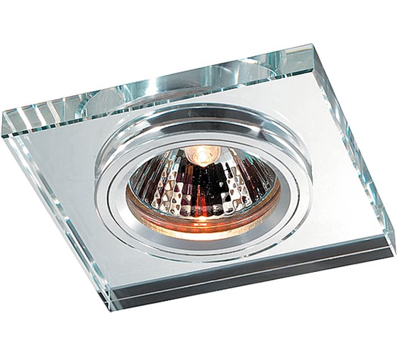Встраиваемый светильник NOVOTECH хрусталь GX5.3/GU5.3 50W MIRROR 369753