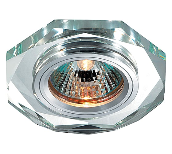 Встраиваемый светильник NOVOTECH хрусталь GX5.3/GU5.3 50W MIRROR 369759
