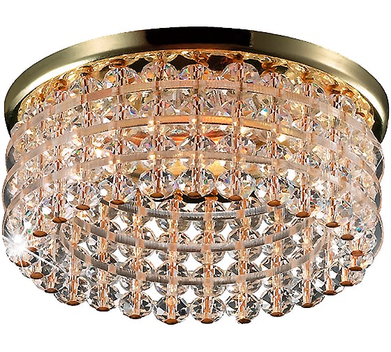 Встраиваемый светильник NOVOTECH хрусталь GX5.3/GU5.3 50W PEARL ROUND 369442 1