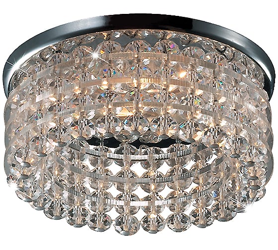 Встраиваемый светильник NOVOTECH хрусталь GX5.3/GU5.3 50W PEARL ROUND 369441 1
