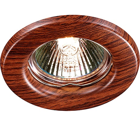 Встраиваемый неповоротный светильник NOVOTECH металл GX5.3/GU5.3 50W WOOD 369714