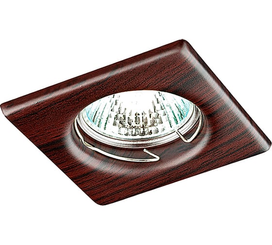 Встраиваемый неповоротный светильник NOVOTECH металл GX5.3/GU5.3 50W WOOD 369718