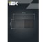 Светильник уличный IEK 5204, потолочный, GX53, IP65, черный LT-UPU0-5204-GX53-1-K02 7