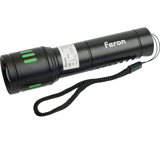 Фонарь ручной FERON TH2411 с аккумулятором TYPE-C ZOOM, 51619