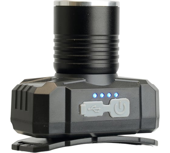 Фонарь налобный FERON TH2314 c аккумулятором 20W, 2500mAh IP44, USB type-C, Алюминий, 51621