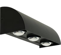 Светильник уличный светодиодный FERON DH708, 3W, 230Lm, 3000/4000/6400К, черный, 51830