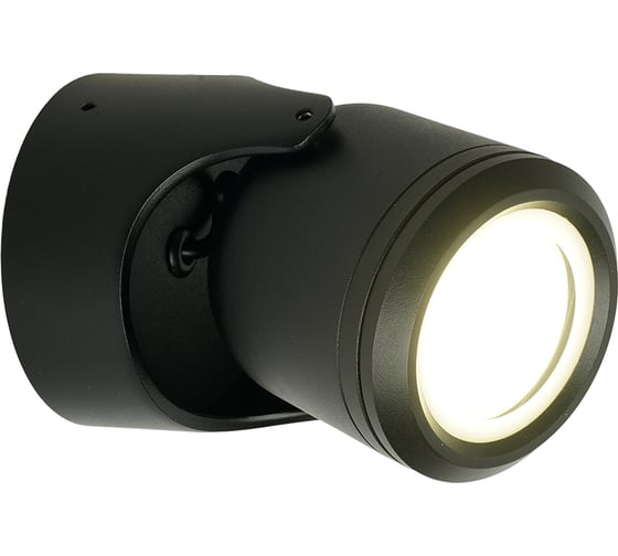 Светильник садово-парковый FERON DH1501, на стену, GU10, 230V, черный, 51739