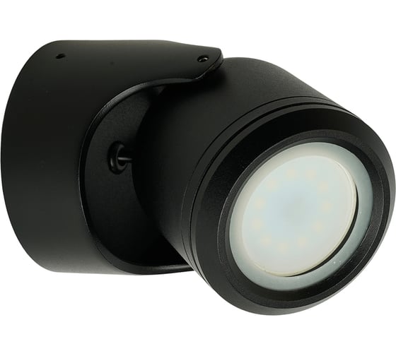 Светильник садово-парковый FERON DH1501, на стену, GU10, 230V, черный, 51739