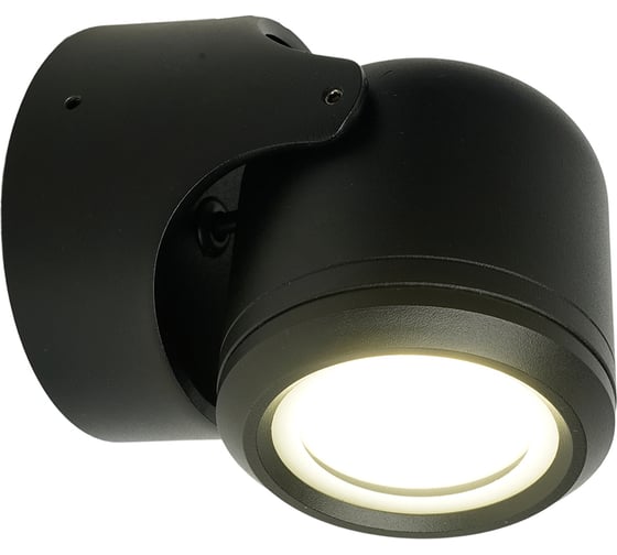 Светильник садово-парковый FERON DH1501, на стену, GU10, 230V, черный, 51739