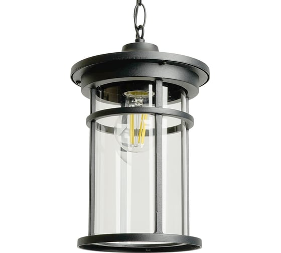 Светильник садово-парковый FERON PL765 на цепочке 60W 230V E27, черный, 51819