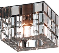 Встраиваемый неповоротный светильник NOVOTECH хрусталь G9 40W CUBIC 369540