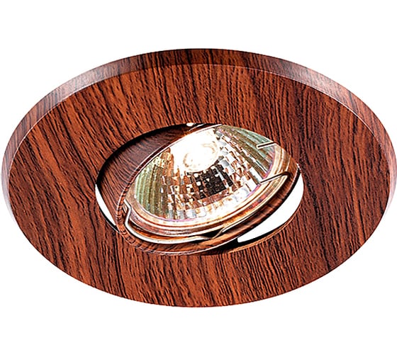 Встраиваемый поворотный светильник NOVOTECH алюминиевое литье GX5.3/GU5.3 50W WOOD 369710