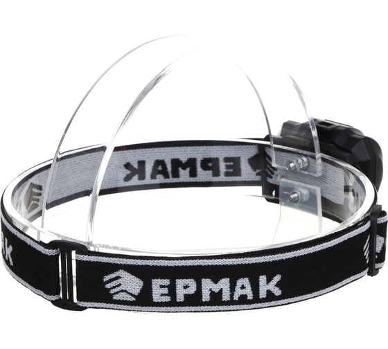 Фонарь налобный ЕРМАК 2 LED+COB, 3 режима, 3хААА, 6x4,6x3,5см, красный свет 221-029