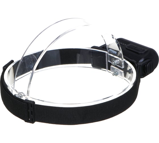 Фонарь налобный сенсорный ЕРМАК XPE LED+COB, 6 режимов, 1200мАч, пластик, красный свет, 90x55x30 мм 221-096