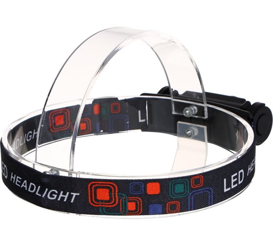 Фонарь налобный ЕРМАК 800мАч, 1 COB, 1 LED, 2 режима, пластик, 100x32x33 мм 221-081