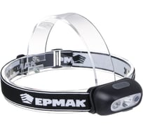 Фонарь налобный сенсорный ЕРМАК XPE LED, 4 режима, 400мАч, 7x3.9 см 221-080