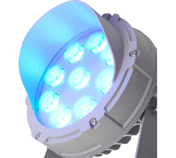 Светодиодный светильник ландшафтно-архитектурный FERON LL-701 85-265V 18W синий IP65, 51787