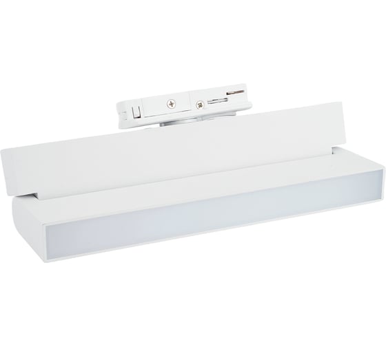 Светильник трековый светодиодный на шинопровод FERON 12W, 960 Lm, 4000К, 110 градусов, белый, AL149 серия MattFold, 51719