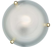 Настенно-потолочный светильник SONEX стекло, E27, 2х100W, DUNA 253 золото