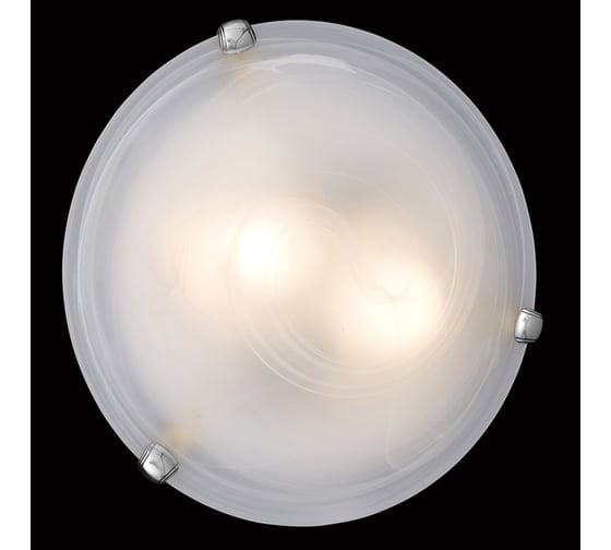 Настенно-потолочный светильник SONEX стекло, E27, 2х60W, DUNA 153/K хром