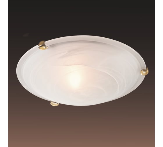 Настенно-потолочный светильник SONEX стекло, E27, 2х60W, DUNA 153/K золото