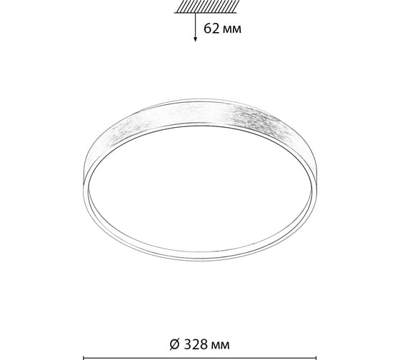 Настенно-потолочный светильник СОНЕКС LED 30W GABY 7784\CL