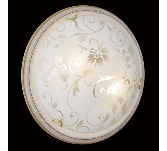 Настенно-потолочный светильник SONEX стекло, E27, 2х60W, PROVENCE CREMA 156/K