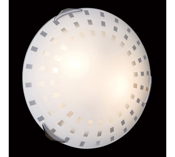 Настенно-потолочный светильник SONEX стекло, E27, 3х100W, QUADRO WHITE 362