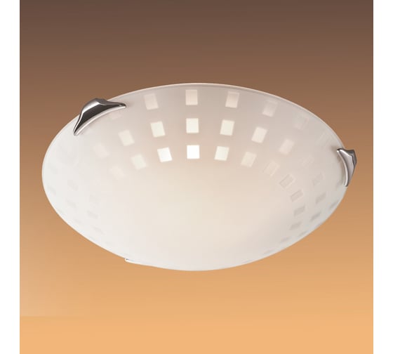 Настенно-потолочный светильник SONEX стекло, E27, 3х100W, QUADRO WHITE 362