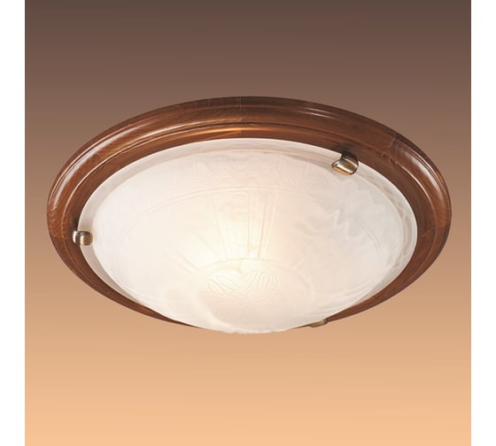 Настенно-потолочный светильник SONEX стекло, E27, 3х100W, LUFE WOOD 336