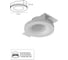 Точечный встраиваемый светильник ARTE LAMP INVISIBLE A9282PL-1WH 2