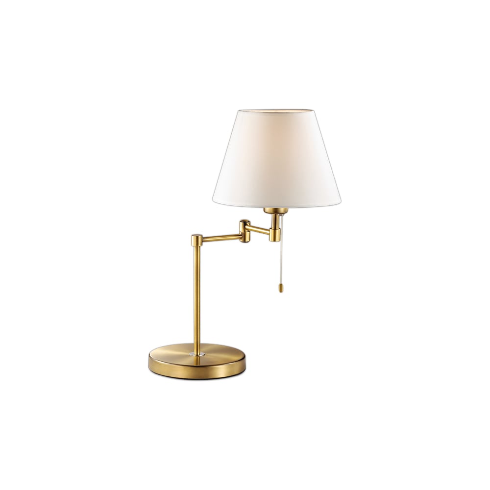 Настольная лампа ODEON LIGHT GEMENA текстиль, E27, 60W 2481/1T ...