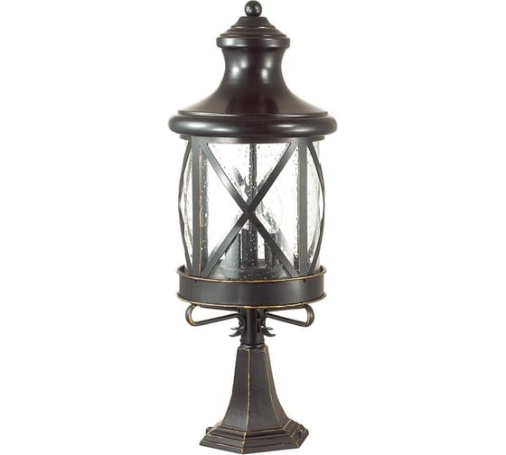 Уличный светильник на столб ODEON LIGHT, стекло E14 3х60W SATION 4045/3B