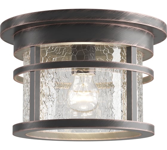 Уличный потолочный светильник ODEON LIGHT, стекло E27 60W VIRTA 4044/1C