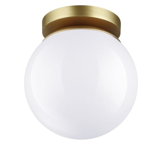 Потолочный накладной светильник ODEON LIGHT, акрил E27 LED 5W BOSCO 4247/1C
