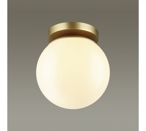 Потолочный накладной светильник ODEON LIGHT, акрил E27 LED 5W BOSCO 4247/1C