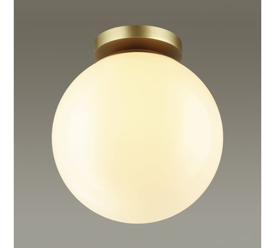 Потолочный накладной светильник ODEON LIGHT, акрил E27 LED 9W BOSCO 4248/1C
