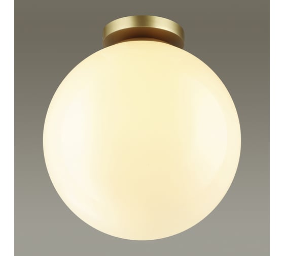 Потолочный накладной светильник ODEON LIGHT, акрил E27 LED 12W BOSCO 4249/1C