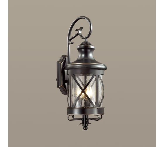 Уличный настенный светильник ODEON LIGHT, стекло E14 3х60W SATION 4045/3W