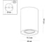 Потолочный накладной светильник ODEON LIGHT, металл GU10 50W PILLARON 3565/1C 2