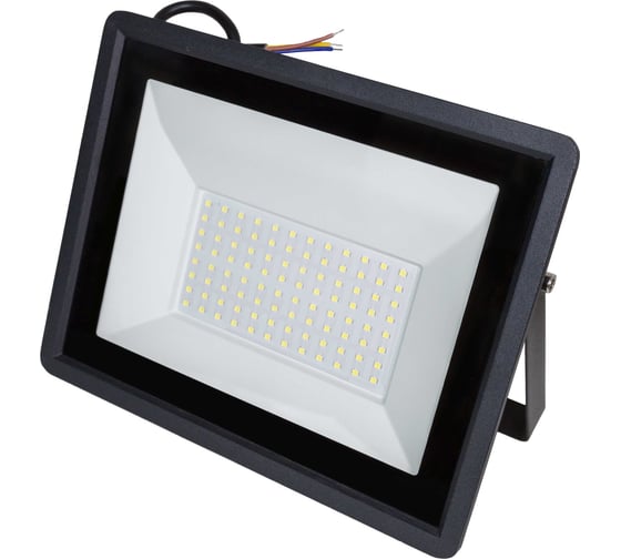 Прожектор светодиодный Сириус А SFL 100W 180x140x30мм 6500K 8000Лм IP65 СириусА SFL-100W-B-65K-2 1