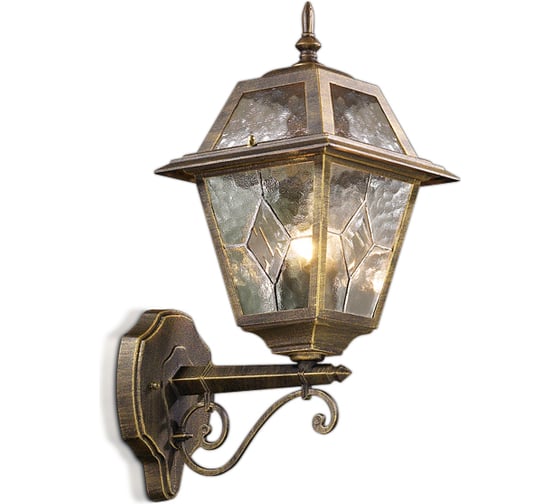Уличный настенный светильник ODEON LIGHT, металл стекло E27 60W OUTER 2315/1W 1
