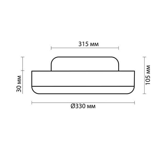 Настенно-потолочный светильник ODEON LIGHT, стекло E27 2х60W YUN 2177/2C