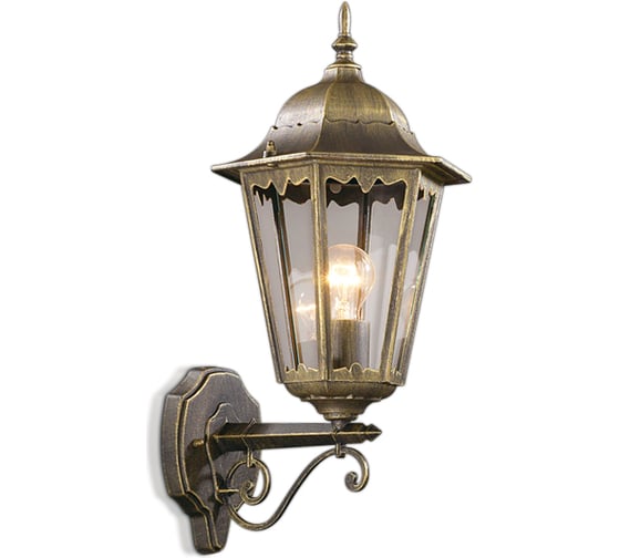 Уличный настенный светильник ODEON LIGHT, металл стекло E27 60W LANO 2319/1W 1