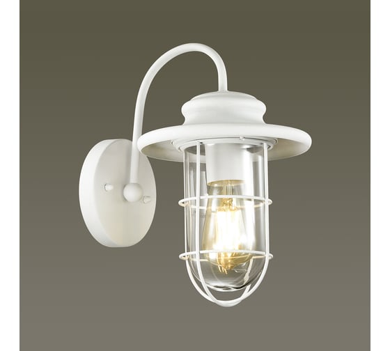 Уличный настенный светильник ODEON LIGHT, IP44 стекло E27 1х60W HELM 4172/1W