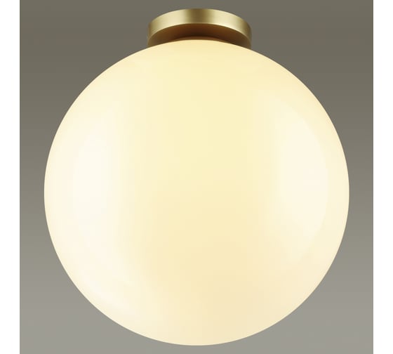 Потолочный накладной светильник ODEON LIGHT, акрил E27 LED 15W BOSCO 4250/1C