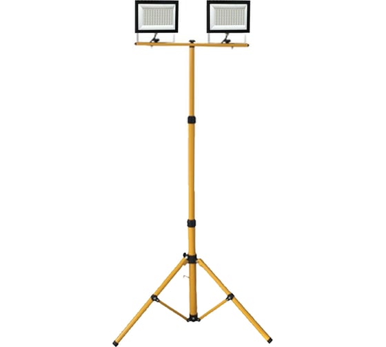 Прожектор FL-LED Light-PAD STAND 2x50W Grey 4200К 10000Лм 2x50Вт AC220-240В 75-167x60x60см 2900г-2x На стойке 616548